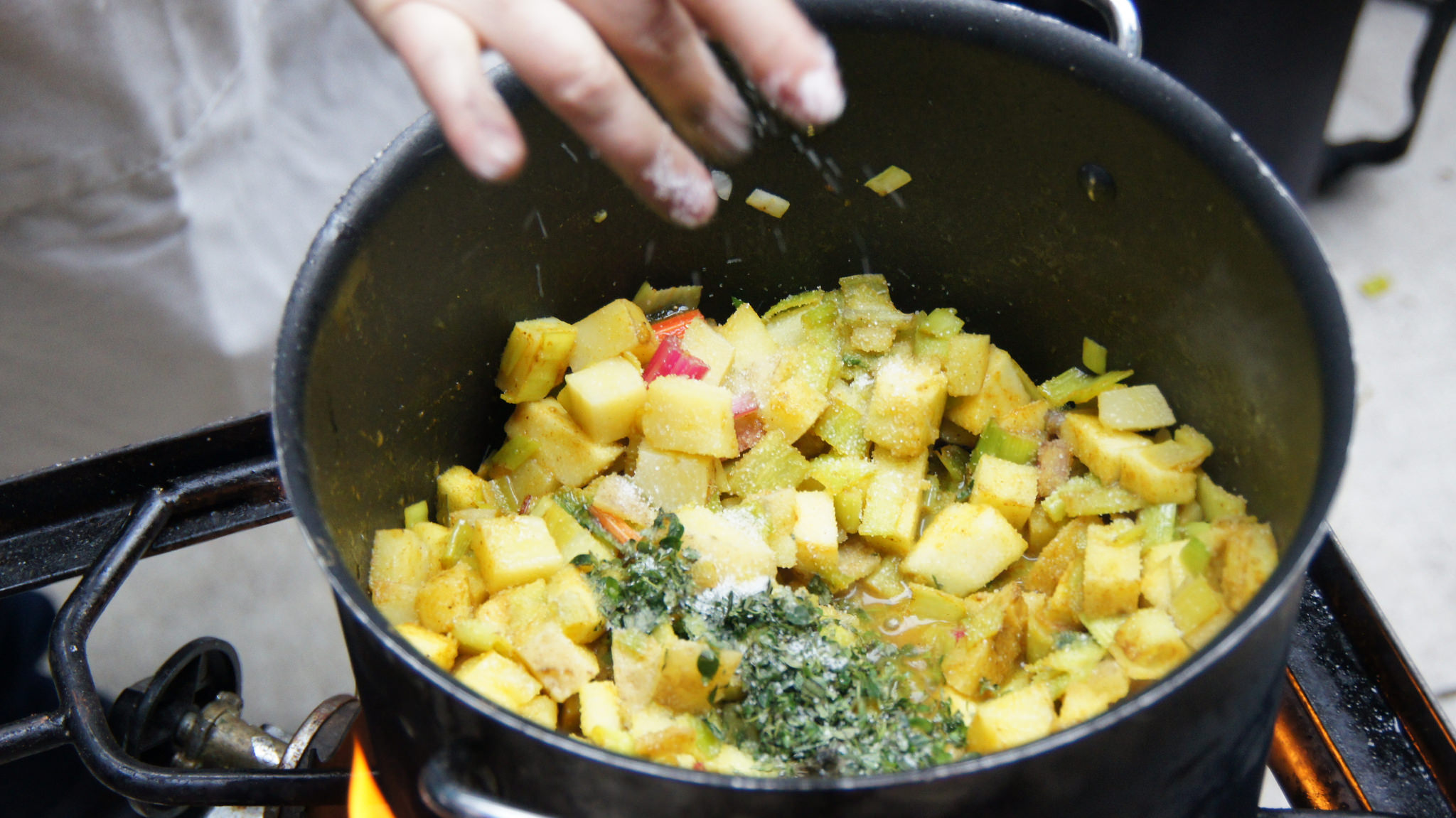 Curried Potato, Apple & Leek Soup - Mill City Farmers Market