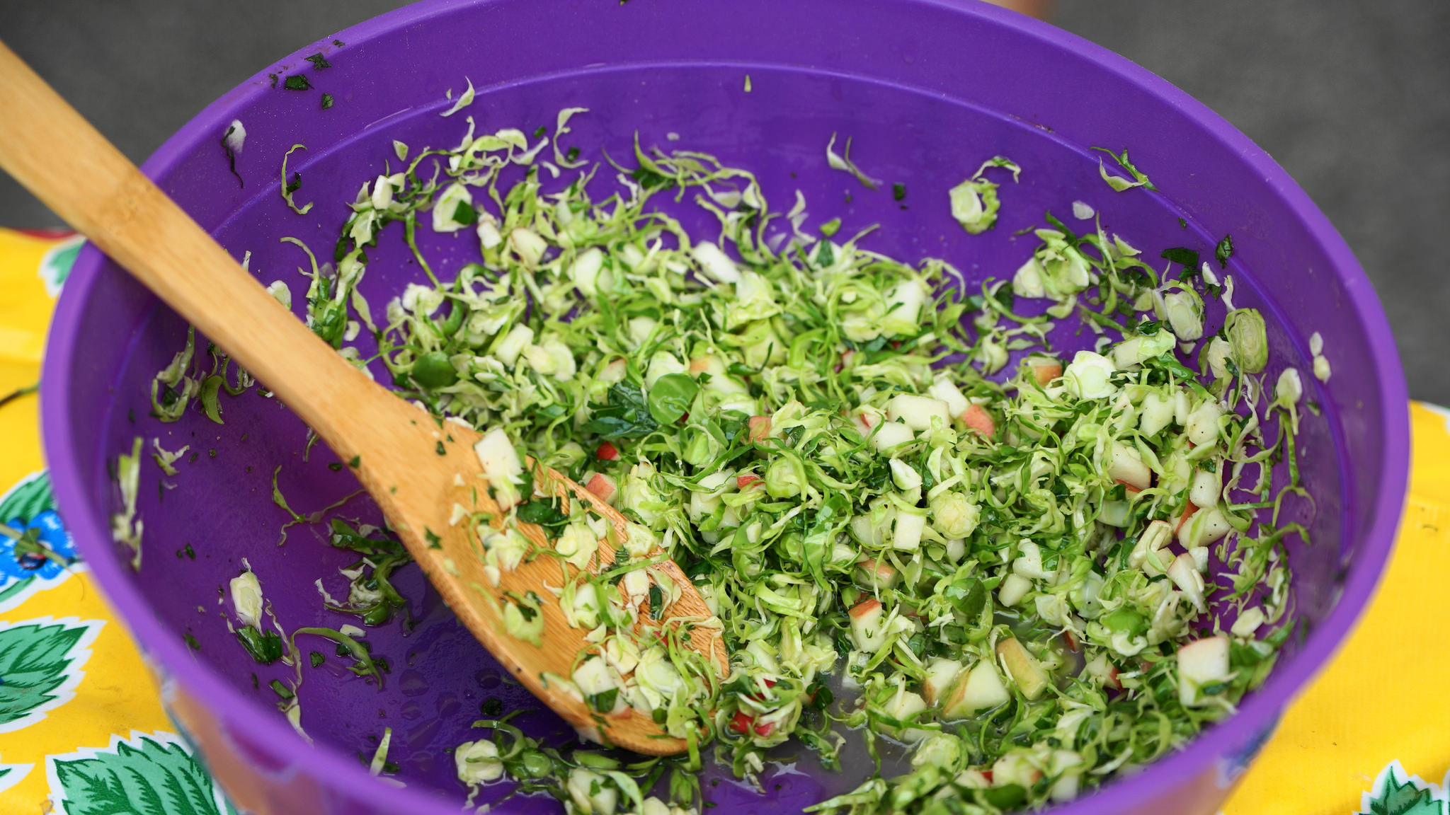 Brussels Sprout and Apple Salad - Mill City Farmers Market