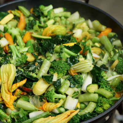 Chick Peas and Vegetable Curry