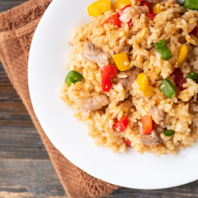 Farmers Market Galinhada recipe