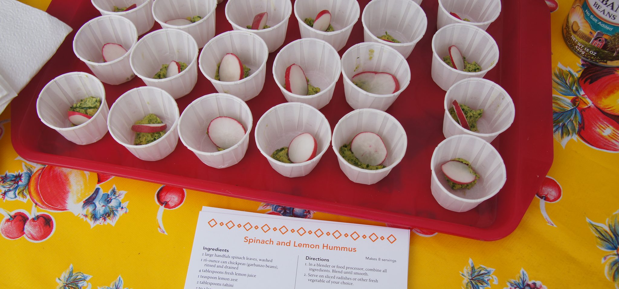 Spinach and Lemon Hummus - Mill City Farmers Market