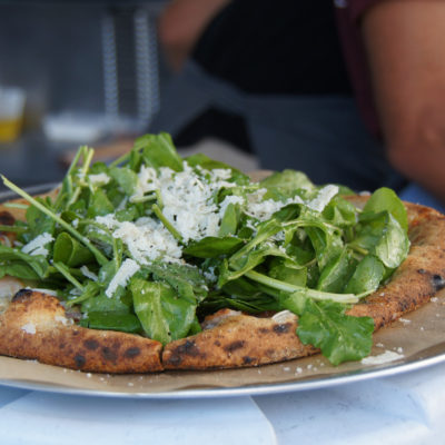 Northern Fires pizza arugula