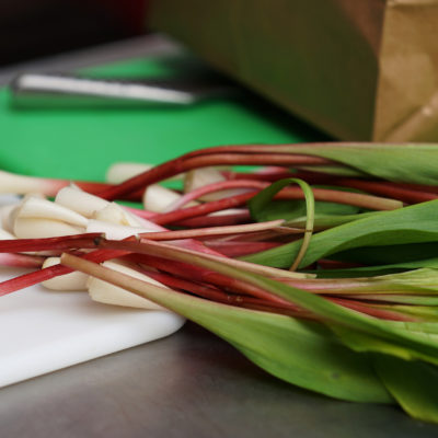 Spring Greens Soup ramps