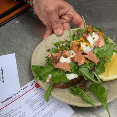 Smoked Trout Toast May 2019