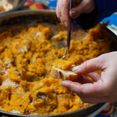 Squash and Cheese Dip