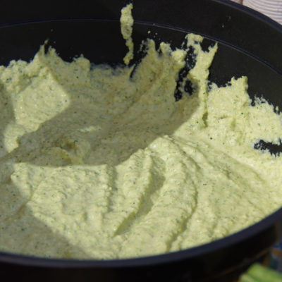 Zucchini Hummus Cooking with Ugly Vegetables