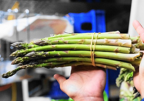 Asparagus with Rhubarb and Olive Marinade - Mill City Farmers Market