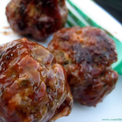 Bison Wild Rice Cocktail Meatballs