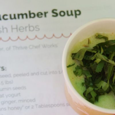 Cold Cucumber Soup