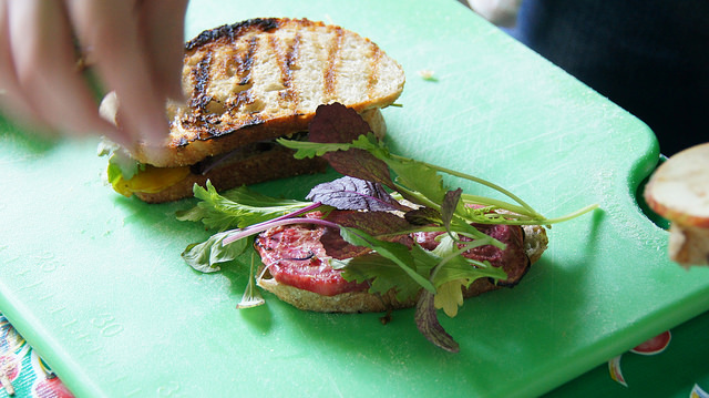 Grilled Beet, Apple and Arugula Sandwiches - Mill City Farmers Market