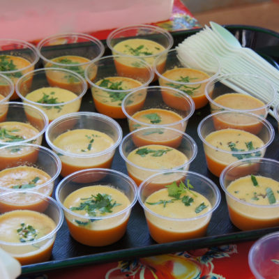 chilled spiced carrot soup