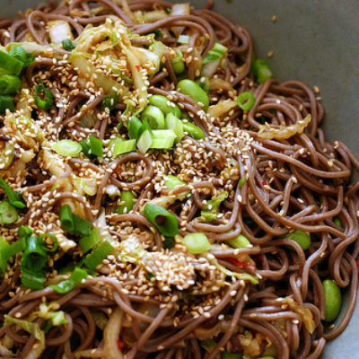 Spicy Peanut Butter Noodle Salad