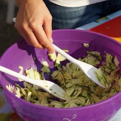 Zucchini Ribbon Salad